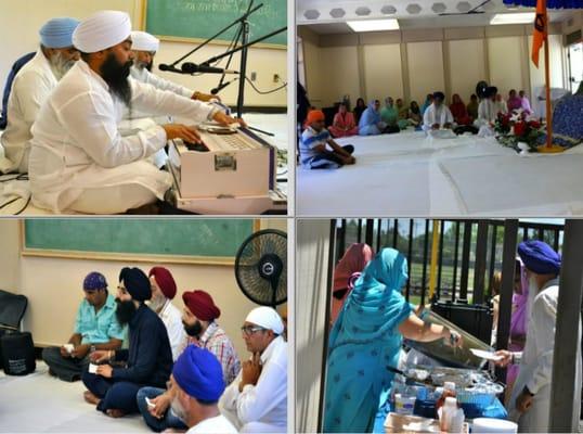 Kirtan and sangat