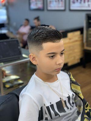 Fresh kid fade