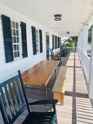 Upstairs porch