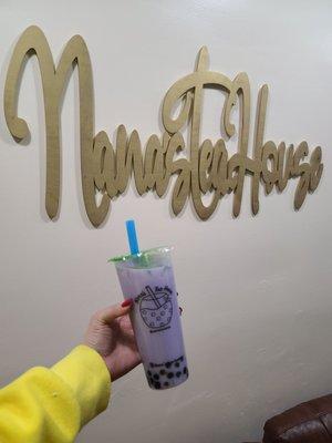 Taro MT with Boba