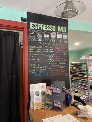 Espresso Menu