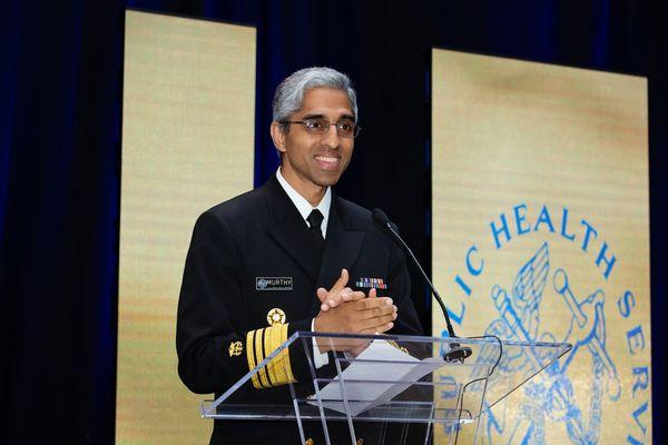 Surgeon General Vivek Murthy speaking at The United States Public health Symposium