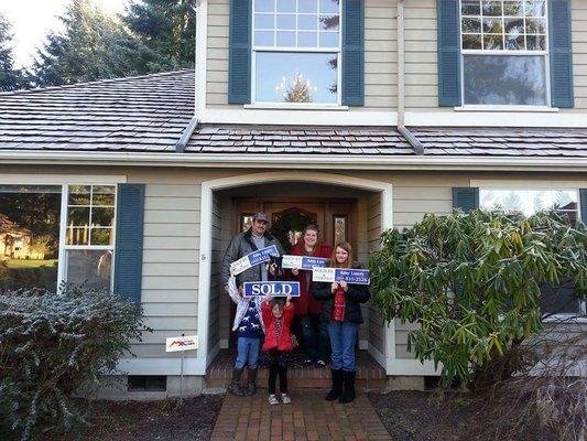 This family was so excited to relocate here from Arizona! They couldn't wait to buy jackets & umbrellas!