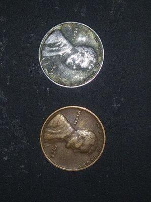 I have a 1943 steal wheat penny and. 1928 wheat penny if I could get the value of both both?