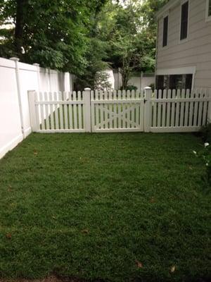 Sod installation