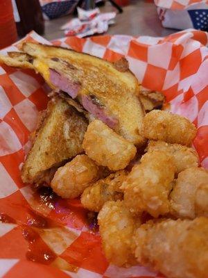 Cheesy Pig Grilled Cheese