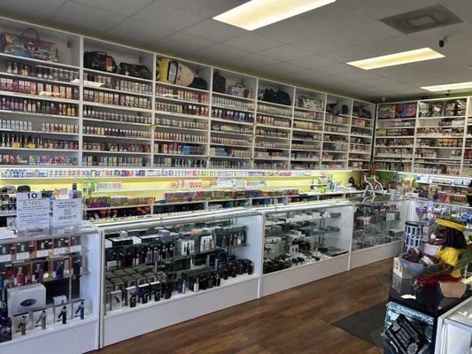 Inside look of the store