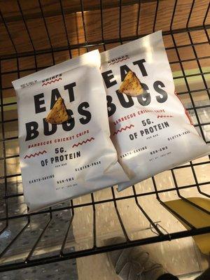 Gift shop has lots of snacks made with bugs!