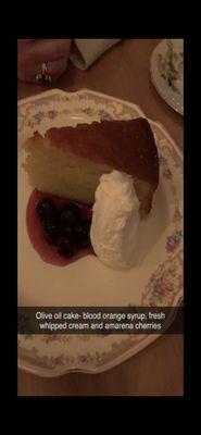 Olive oil cake