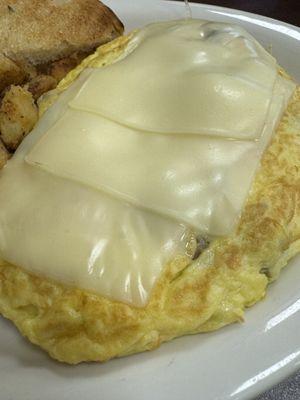 Mushroom omelette