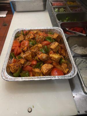 Chicken Kabob Platter