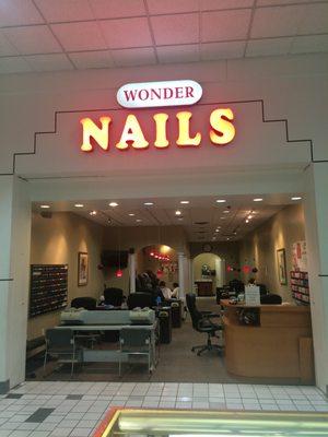 Outside of Wonder Nails