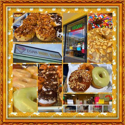 Montage of images from Vegan Donut Gelato