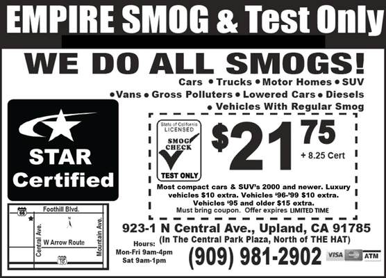 Smog Coupon