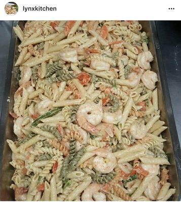 Shrimp pasta