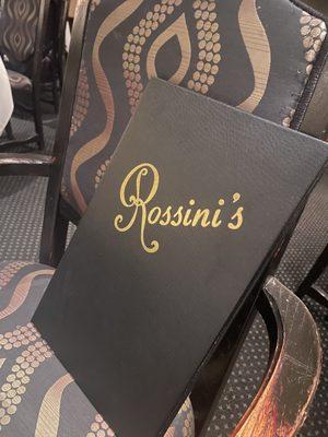 Perfect menu, the most comfortable seat I've ever had at any restaurant we've been to