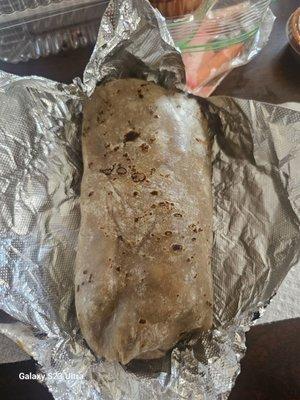 Burrito -carne con chile verde