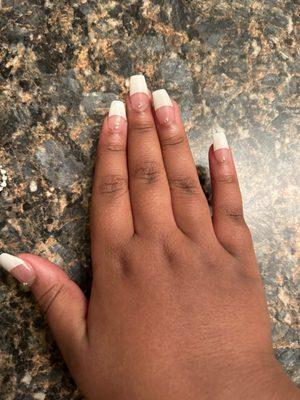 I like my nails and this customer service was so good recommend and we'll go again