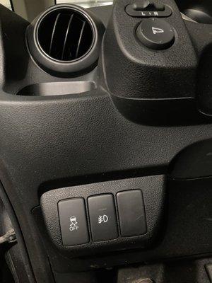 Interior Fog Light Switch