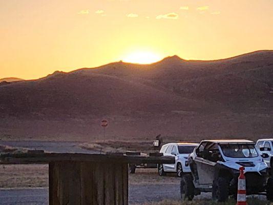 Gorgeous Sunset over the mountains