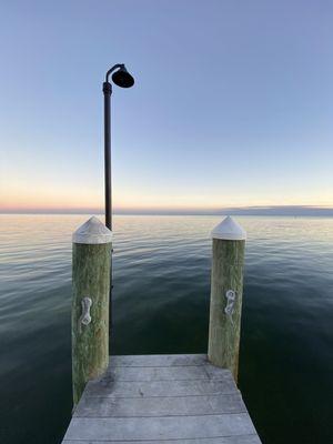 View from the pier