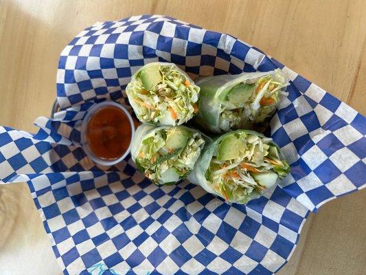 Vegetarian spring rolls