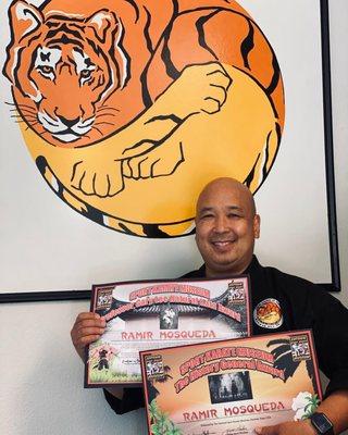 KJN Ramir was recently acknowledged by the Sports Karate Museum