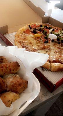 Pizza and Cheesy Passion Bread