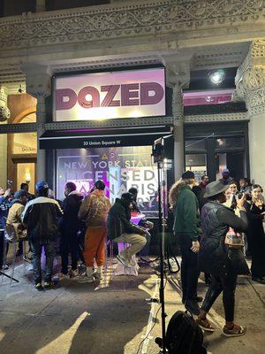 Outside Dazed in Union Square!!