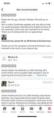 JW Events & DJ Services