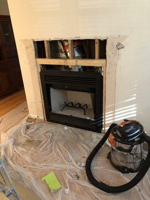 New fireplace install