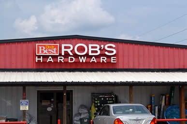 Rob's Hardware storefront