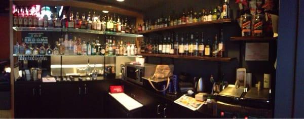 The bar.