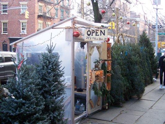 West Village Christmas shop