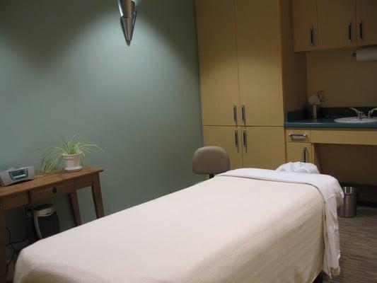 Here we offer a peaceful oasis within the hospital, where patients, staff and the community can receive  massage and acupuncture