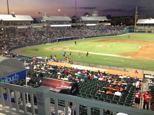 My wife got to shake her stuff in dance contest at recent roughriders game