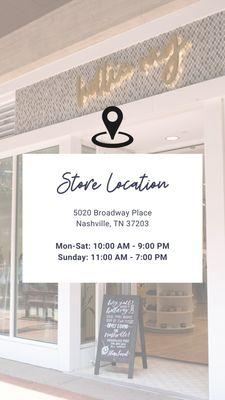 Store Hours