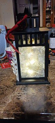 This lantern was done yesterday...