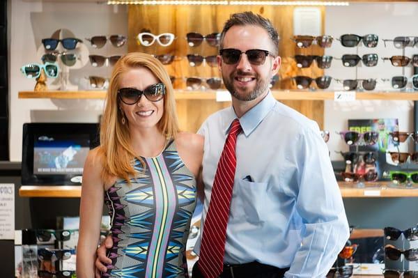 Husband and Wife Team, Owners of Edge Optics! We are always trying to provide the best patient care and give back to our community.