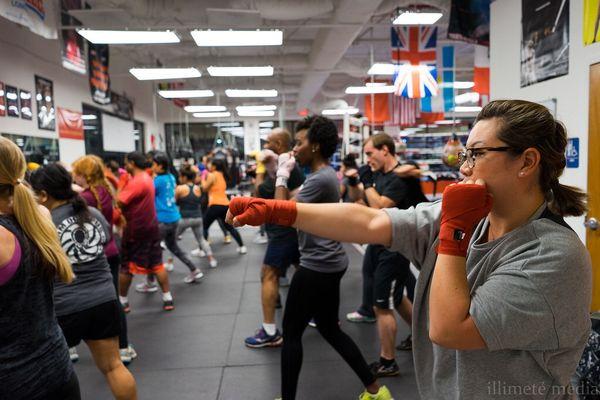 Yelp Fall into Fitness Event at Sweet Science Boxing Club with Yelp Elite