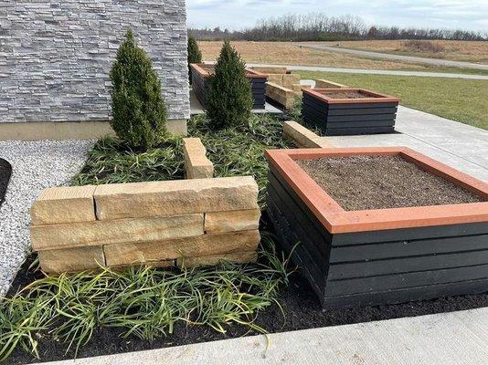 Cedar Planter boxes