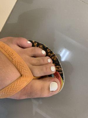 Regular polish pedi