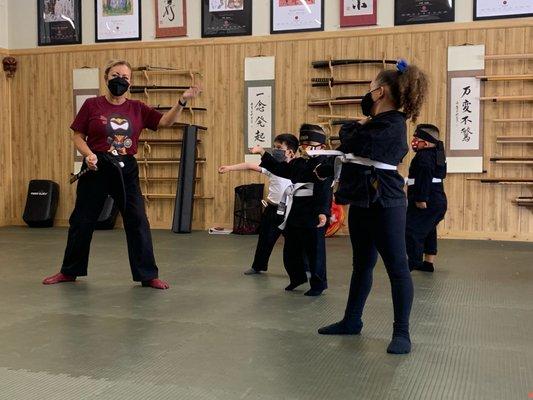 Little Ninjas training class