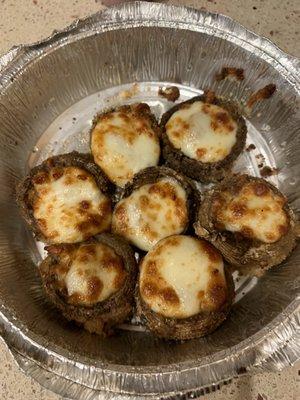 Stuffed mushrooms are ok. The marinara sauce was watery and not good.