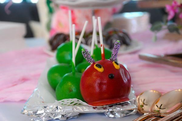 Beautiful and huge cake pops. Stick was just on the wrong end but this turned out beautiful as well!