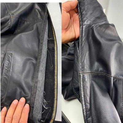 replace zipper on leather jacket