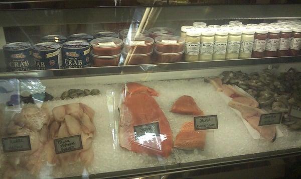 New display case for their seafood