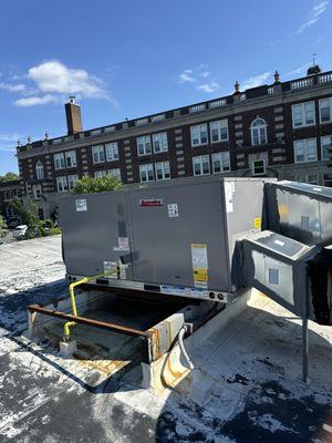 New Rooftop Unit Installed