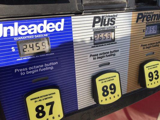 Increasingly higher gas prices thanks to the Biden/Harris team.