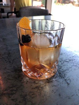 Smoked old fashioned with Jefferson Reserve bourbon